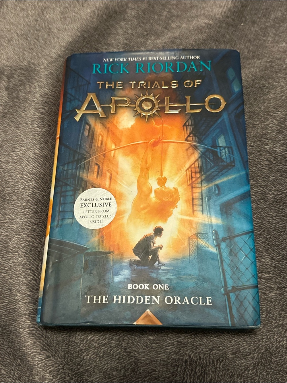 The trials of Apollo hardcover book